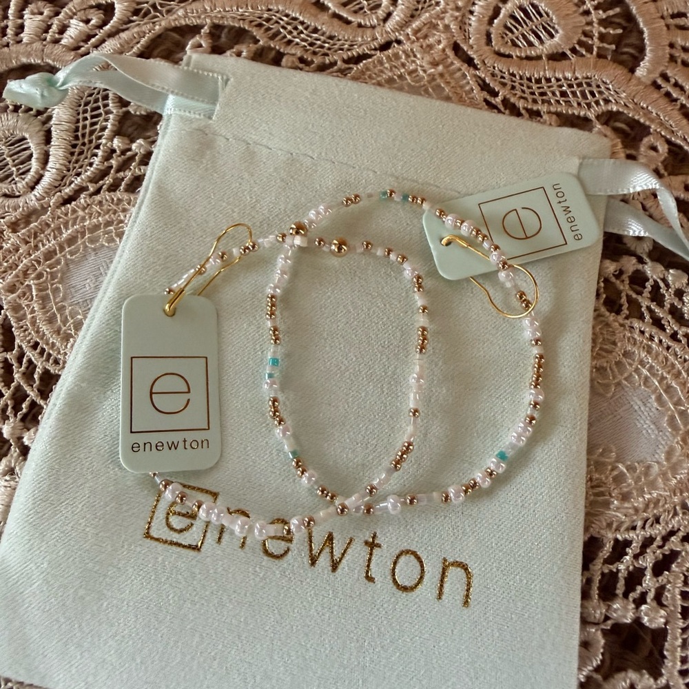 enewton Gold & Pastel Beaded Women's Bracelet Set